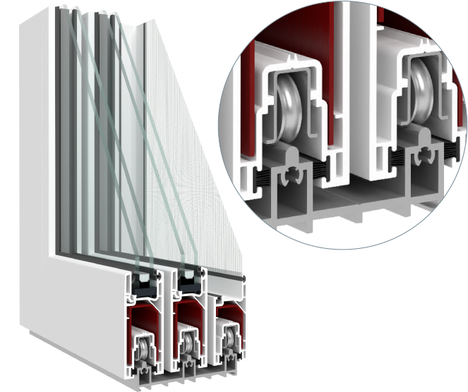 O plasă de țânțari este încorporată în ferestre sau uși, ceea ce rezolvă problema protejării camerei de insecte în sezonul cald. Ușor și convenabil de utilizat.
