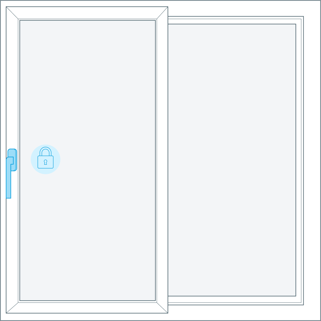 Poziția mânerului în timpul mișcării foii Image 1