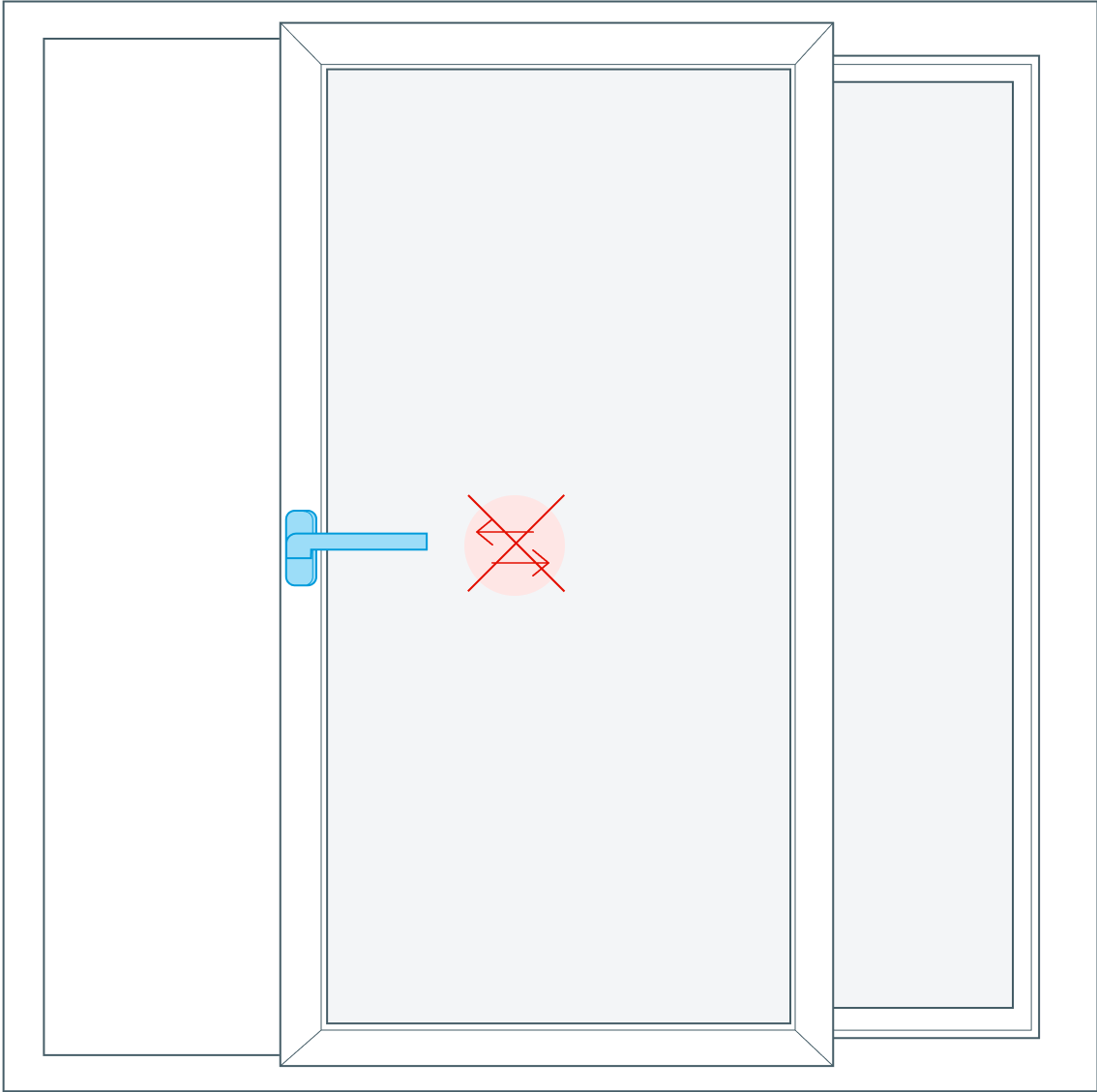 Poziția mânerului în timpul mișcării foii Image 3